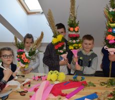 Warsztaty robienia palm wielkanocnych
