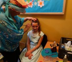 Zabawa andrzejkowa w bibliotece