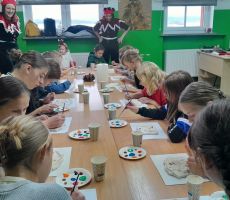 Warsztaty świąteczne w bibliotece