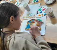 Warsztaty świąteczne w bibliotece