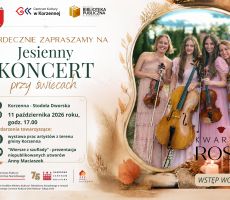 Jesienny koncert przy świecach